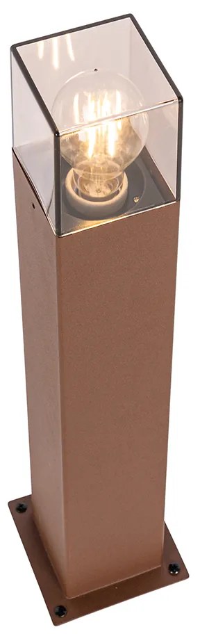 Ipari kültéri állólámpa rozsdabarna 50 cm IP44 - Denmark