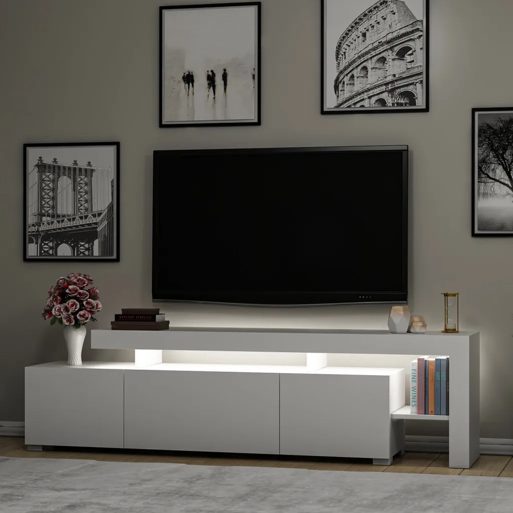 Beliz - fehér TV-állvány