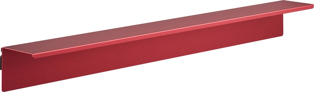 Függeszthető fém polc, piros, 1200 mm: JOANNE Modern