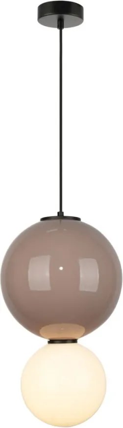 ITALUX PND-95221-1L-BR PIEVE Modern Függesztett Lámpa Bézs, Fehér, Matt Fehér, Barna, Opál LED IP20