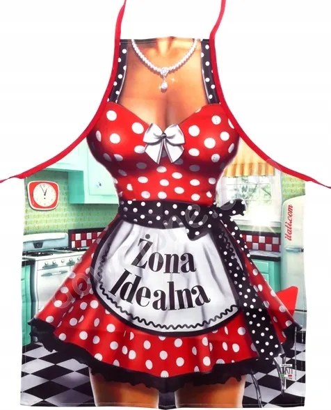 Konyhai kötény Feleség Tökéletes pöttyös ajándék