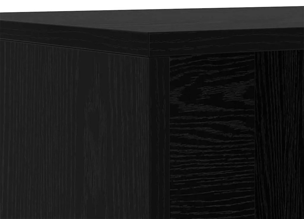 Cipő tárolópad polcokkal Musta tammi 102 x 35 x 35 cm Faanyag