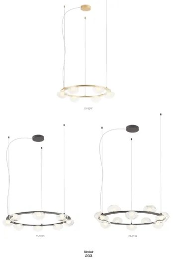 Redo 01-3248- LED Dimmelhető csillár zsinóron SINCLAIR LED/37,2W/230V CRI 93 IP21