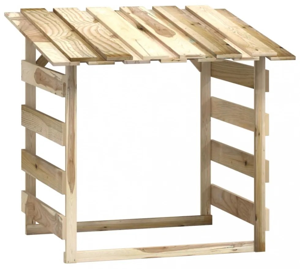 impregnált fenyőfa pergola tetővel 100 x 90 x 100 cm