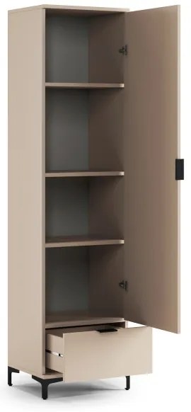 LORA bézs fiókos szekrény