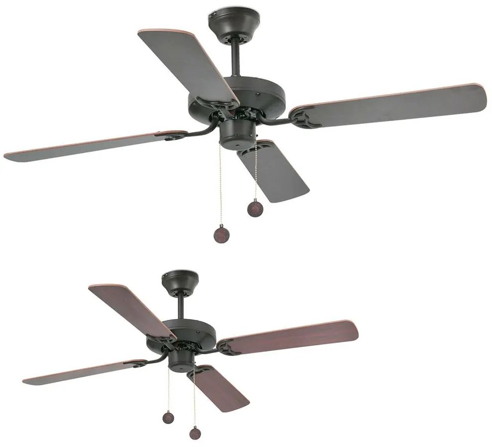 FARO Barcelona FARO 33713 - Mennyezeti ventilátor YAKARTA barna átm. 121 cm FA33713