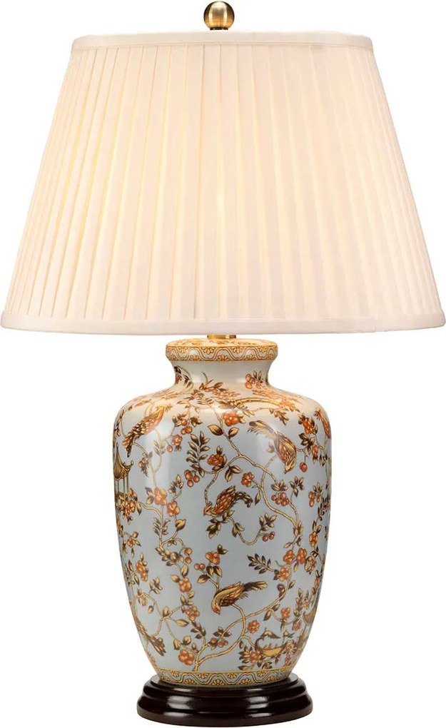 Elstead klasszikus asztali lámpa gold birds kék elsgold-birds-tl