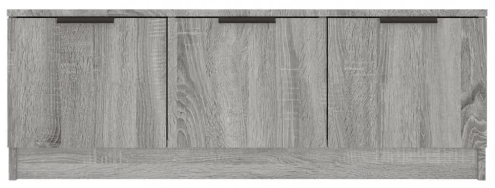 szürke sonoma színű szerelt fa TV-szekrény 102 x 35 x 36,5 cm