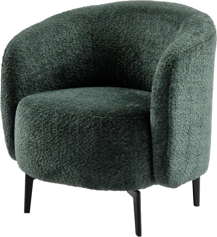 Fotel, zöld/fekete, PRESO