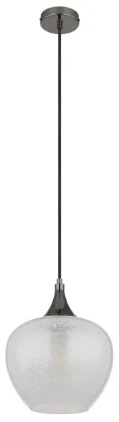 Globo 15548HK - Csillár zsinóron MAXY 1xE27/40W/230V átm. 24 cm fehér/antracit