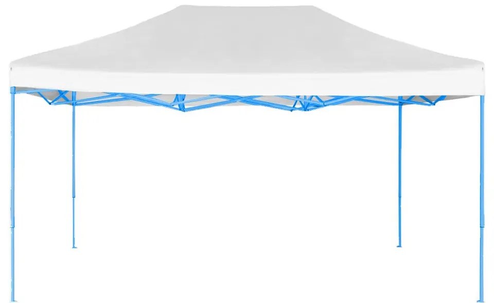 Összecsukható kerti pavilon több típusban-2,9x4,25 méteres-fehér-pavilon