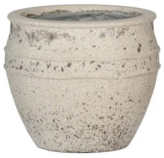 Pottery Pots Athena, krétafehér, többféle méretben – fazekas edények méretek: L: ⌀ 53,5 x 45 cm