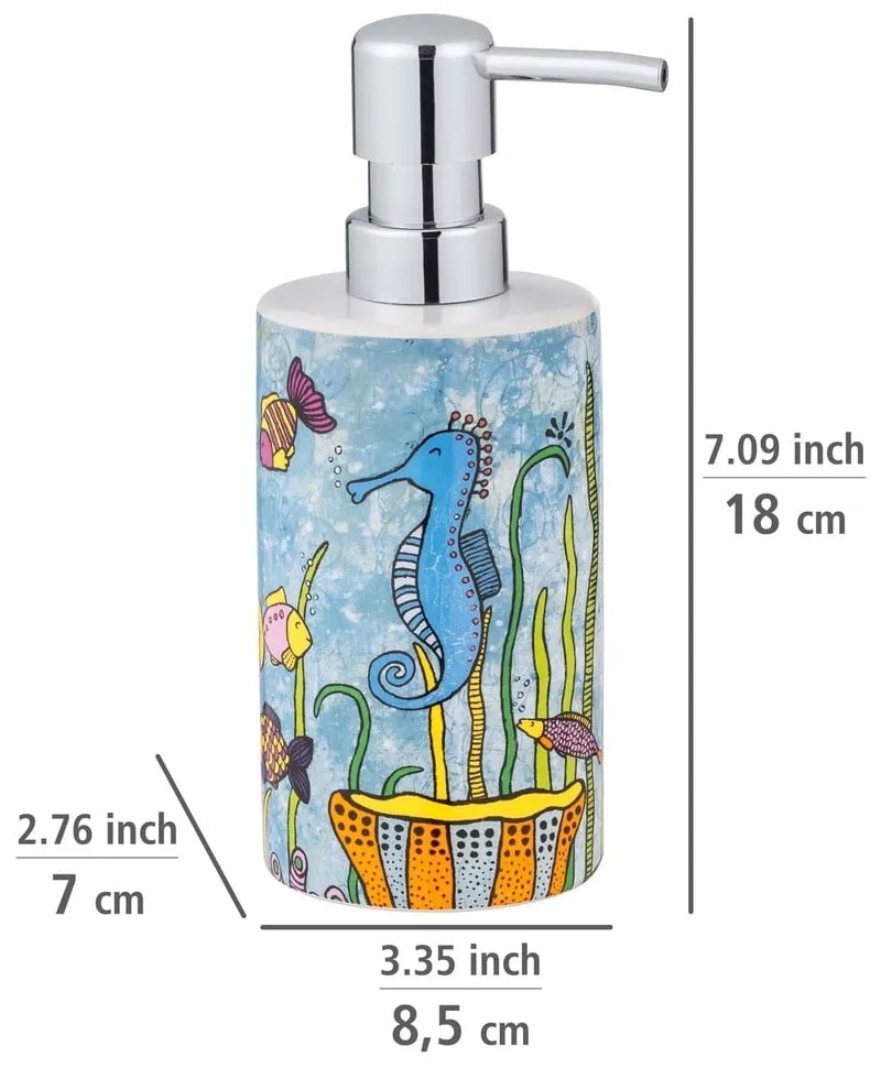 Kerámia szappanadagoló 360 ml Rollin'Art Ocean Life – Wenko