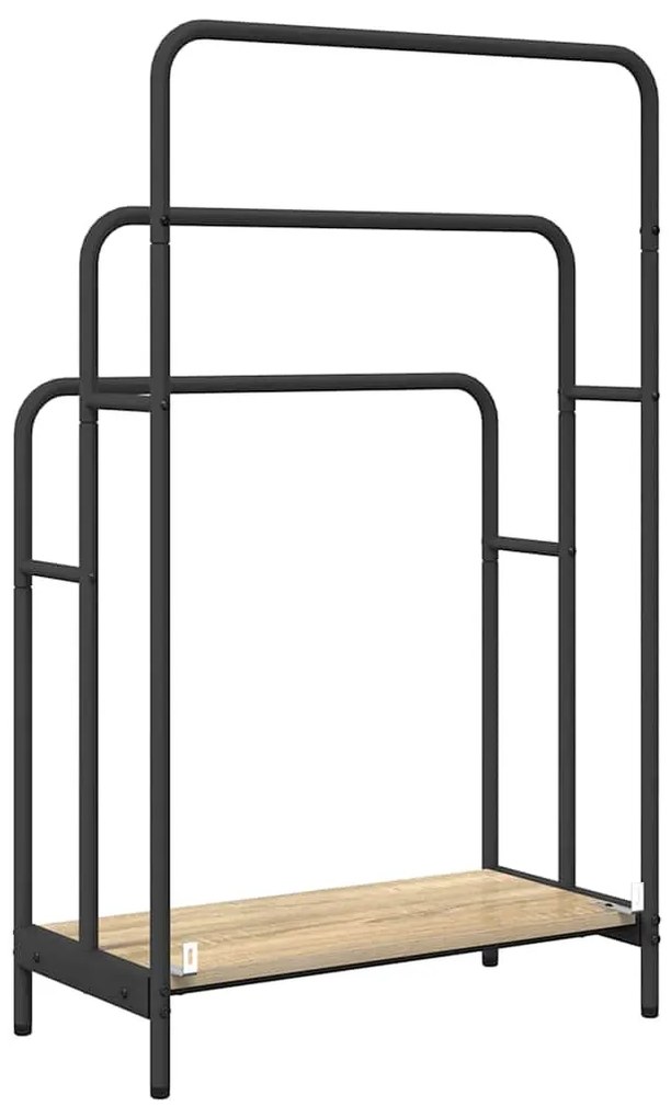 Ruhaszárító polcokkal sonoma tölgy 60 x 30 x 100.5 cm Faanyag