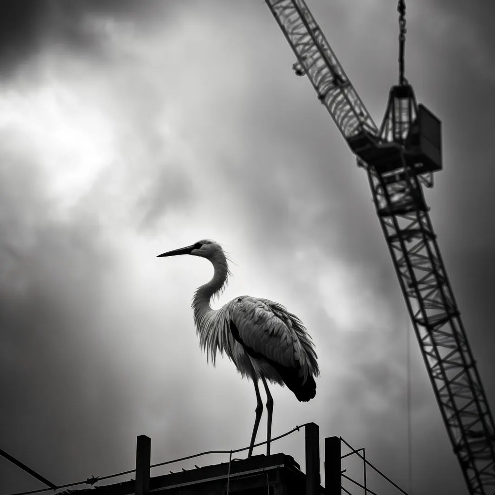 Poszter 20x20cm Magasan a horizont felett