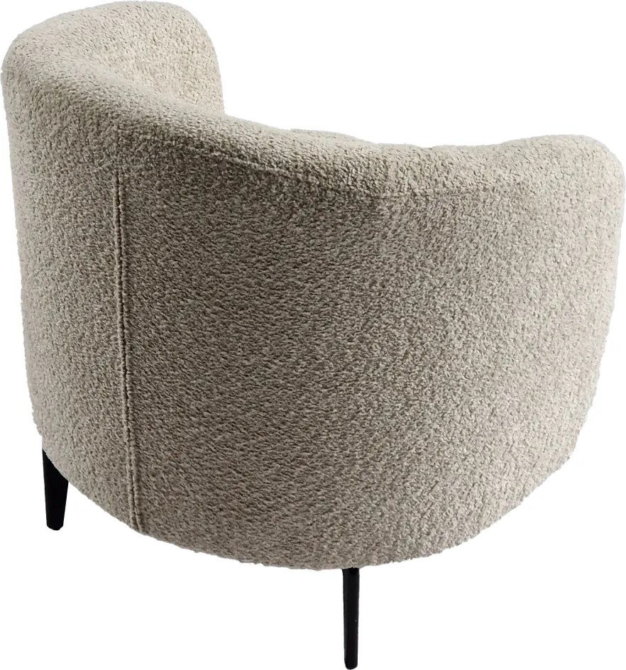 Fotel, bézs/fekete, PRESO