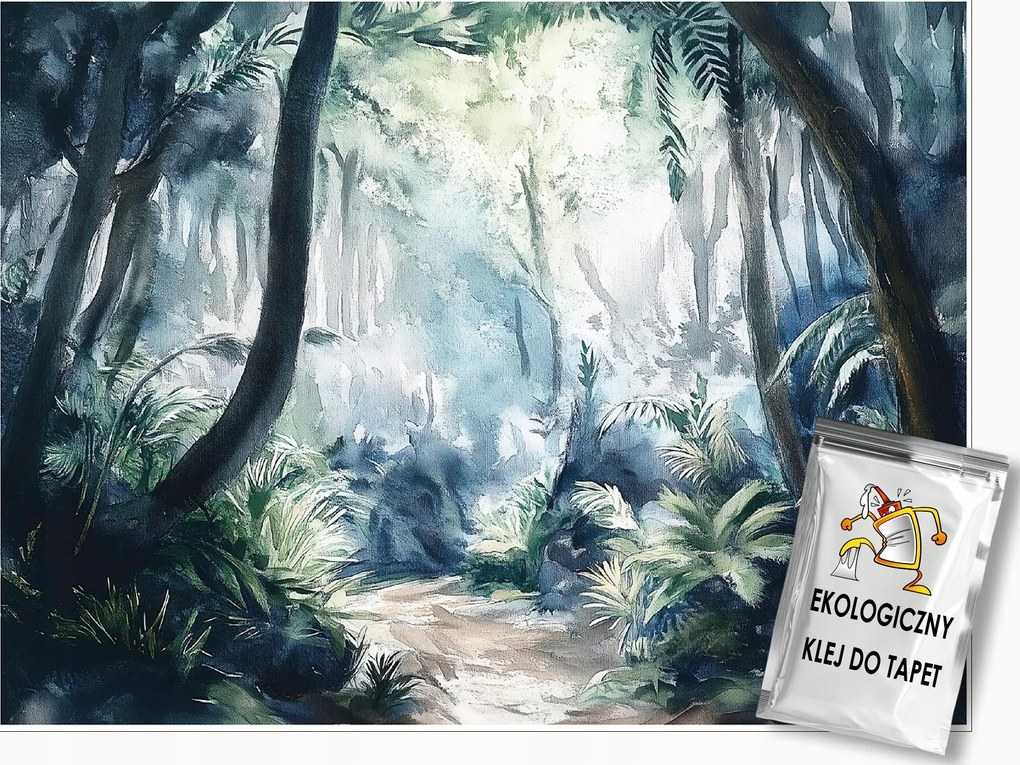 Fotótapéta Erdő Fák Dzsungel Hálószoba Nappali Tapéta Flizelina 350x250