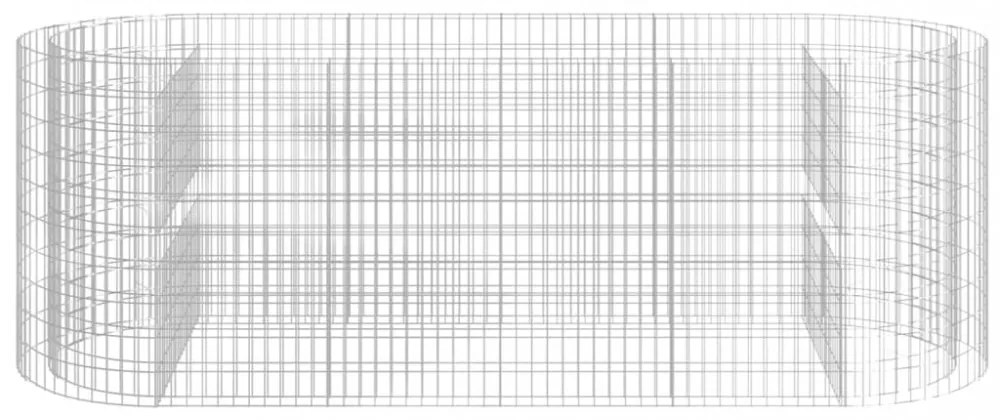 horganyzott vas gabion magaságyás 300x100x100 cm