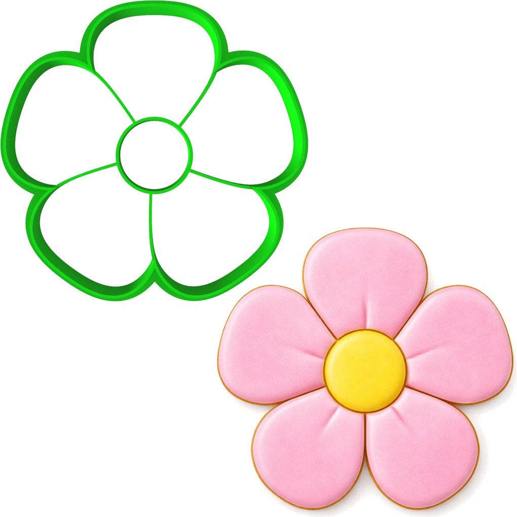 Húsvéti Forma Mézeskalács lyukasztó Húsvét Valentin Nap Virág