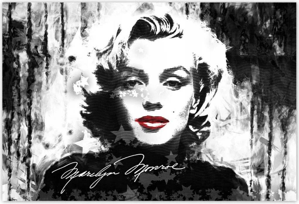Poszterek 185x125 Marilyn Monroe Ajkak