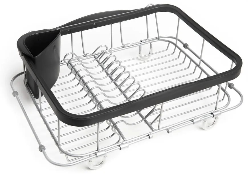 Fekete acél edényszárító 37x29 cm Sinkin – Umbra