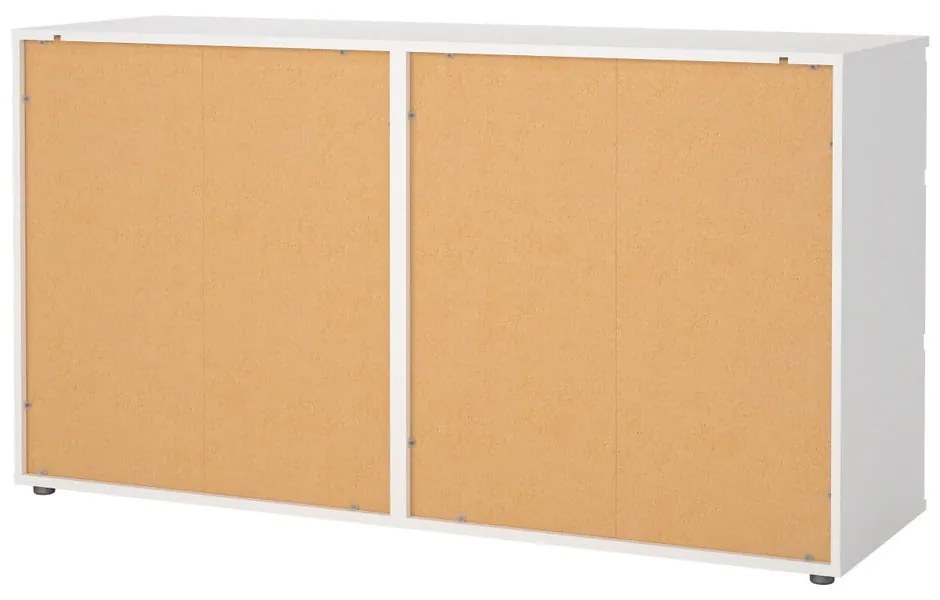 Fehér alacsony komód 153x84 cm Nova – Tvilum