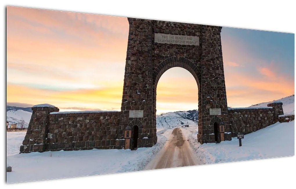 A kapu képe, Yellowstone (120x50 cm)