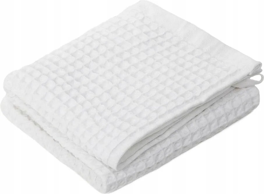 Vaffel törölköző fehér 100x150 cm Homla