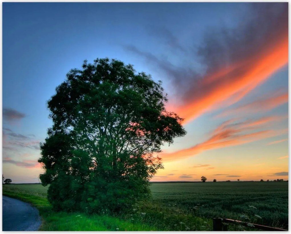 Poszterek 50x40 Lángoló égbolt