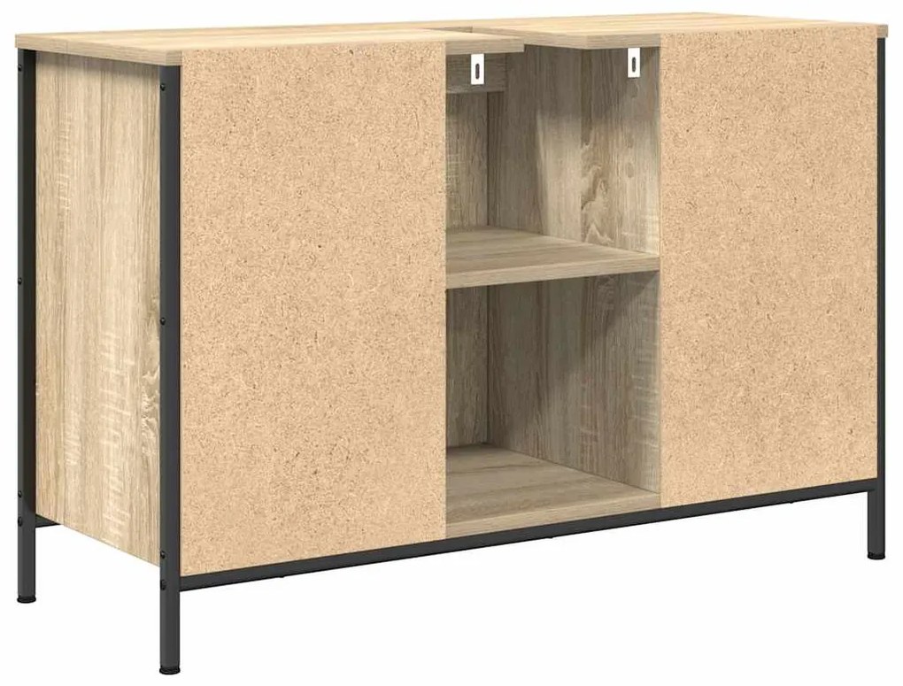 sonoma tölgy mosdószekrény fiókokkal 90x34,5x60 cm