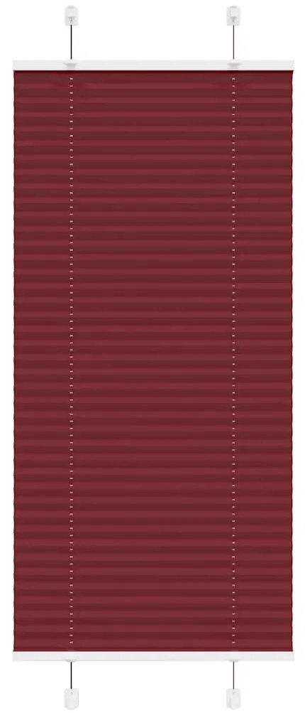 pliszírozott redőny Bordeaux piros 60x150 cm Szövetszélesség