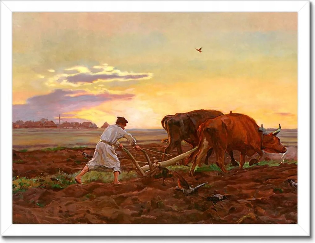 Poszterek keretben 40x30 Csongrád megyei falu