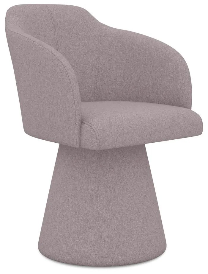 Levendula színű kárpitozott étkezőfotel Kanoa – Makamii