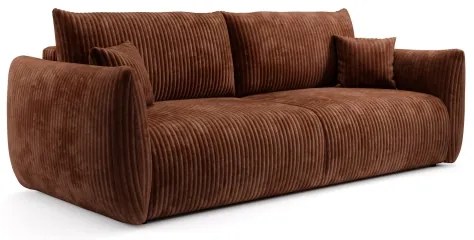 FRIDA kihúzható kétszemélyes kanapé barna