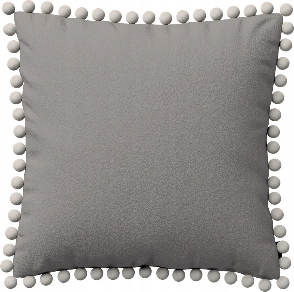 Párnahuzat 45x45 sötét bézs bukla