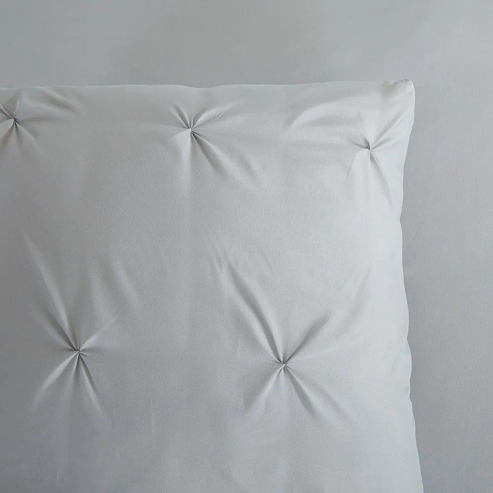 Szürke egyszemélyes hosszabbított mikroszálas ágyneműhuzat 140x220 cm Pure Elegance – Good Morning