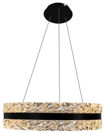 LED dimmelhető függeszték kábellel LED/80W/230V 3000-6500K fekete + DO