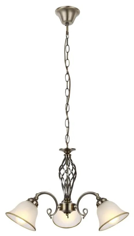 Globo 60208-3 - Csillár láncon ODIN 3xE27/60W/230V