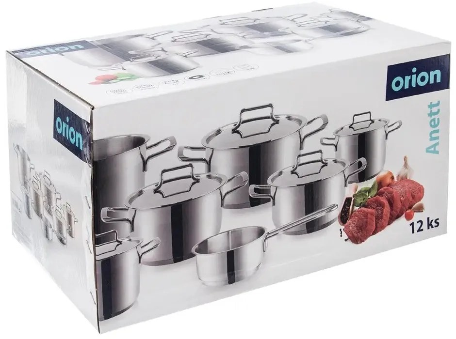 Rozsdamentes acél edény készlet Anett – Orion