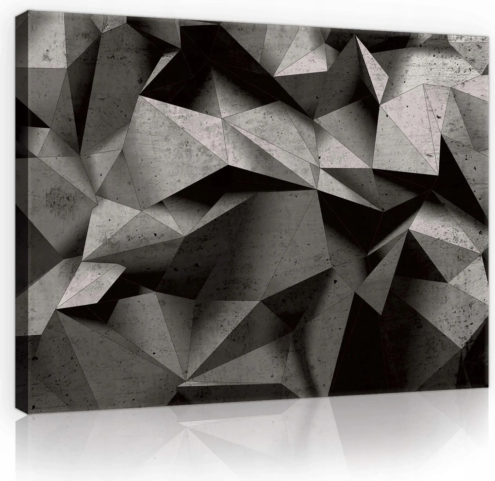 Vászonkép 60x40 Geometrikus Beton Művészet High Tech Tér