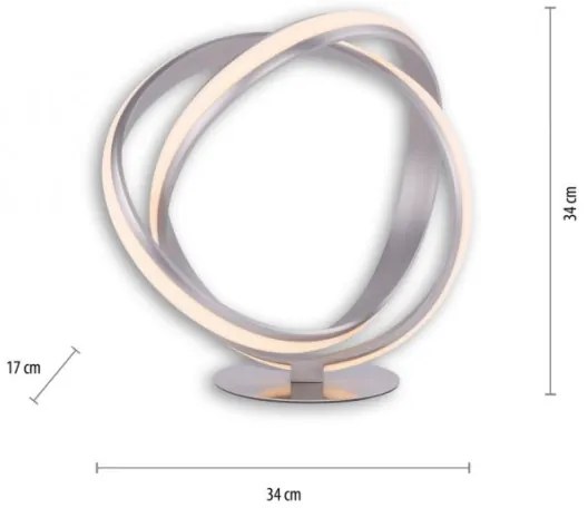 Paul Neuhaus 4531-55 - LED Dimmelhető asztali lámpa MELINDA LED/18W/230V króm