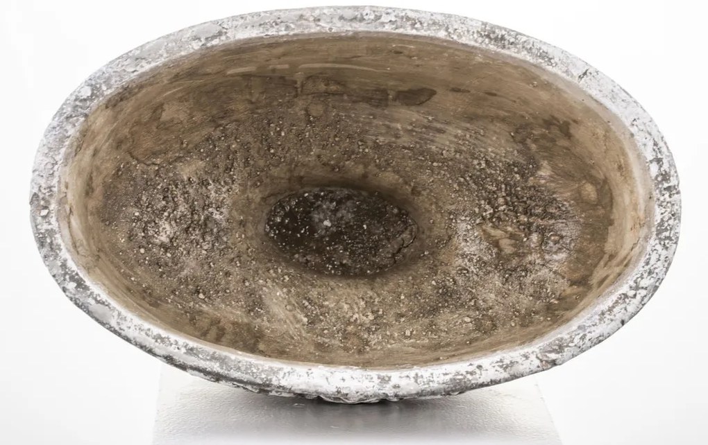 Cyrus design Kaspó cement szürke 18,5x30x18cm