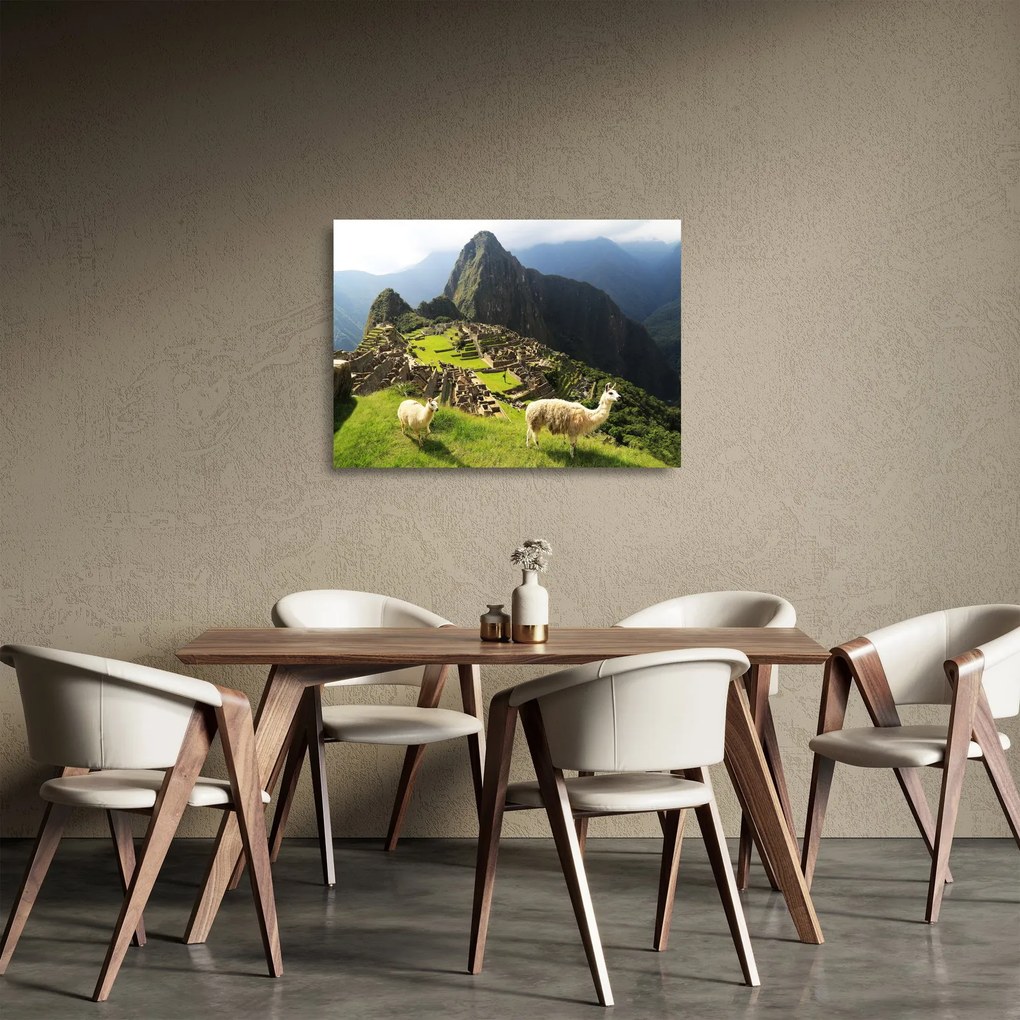 Üveg kép - Machu Picchu (70x50 cm)