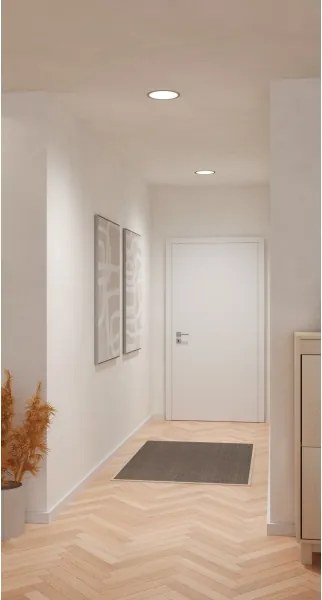 Eglo 901407 - LED beépíthető mennyezeti lámpa FUEVA LED/18,5W/230V átmérő 21,6 cm króm