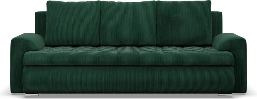 Tokio kanapéágy, kordbársony, zöld