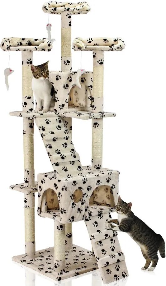 Kaparófa macskáknak Hawaj 170 cm tappancs minta