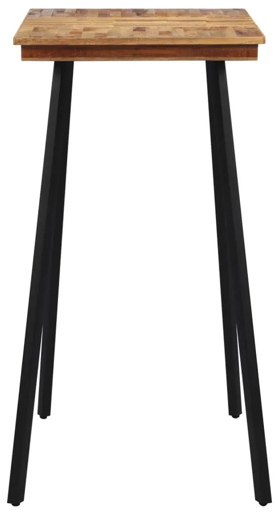 Tömör tíkfa bárasztal 110 x 55 x 105 cm