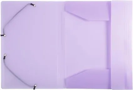 Gumis mappa, PP, A4, EXACOMPTA Chromaline Pastel, lila (EX55175E)
