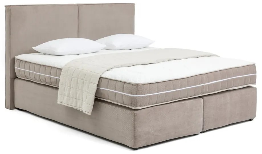Szürkésbarna boxspring ágy 180x200 cm Olia Bold – Bonami Selection
