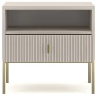 Magas komód kasmír színben arany fogantyúkkal – MAGGIORE MA06